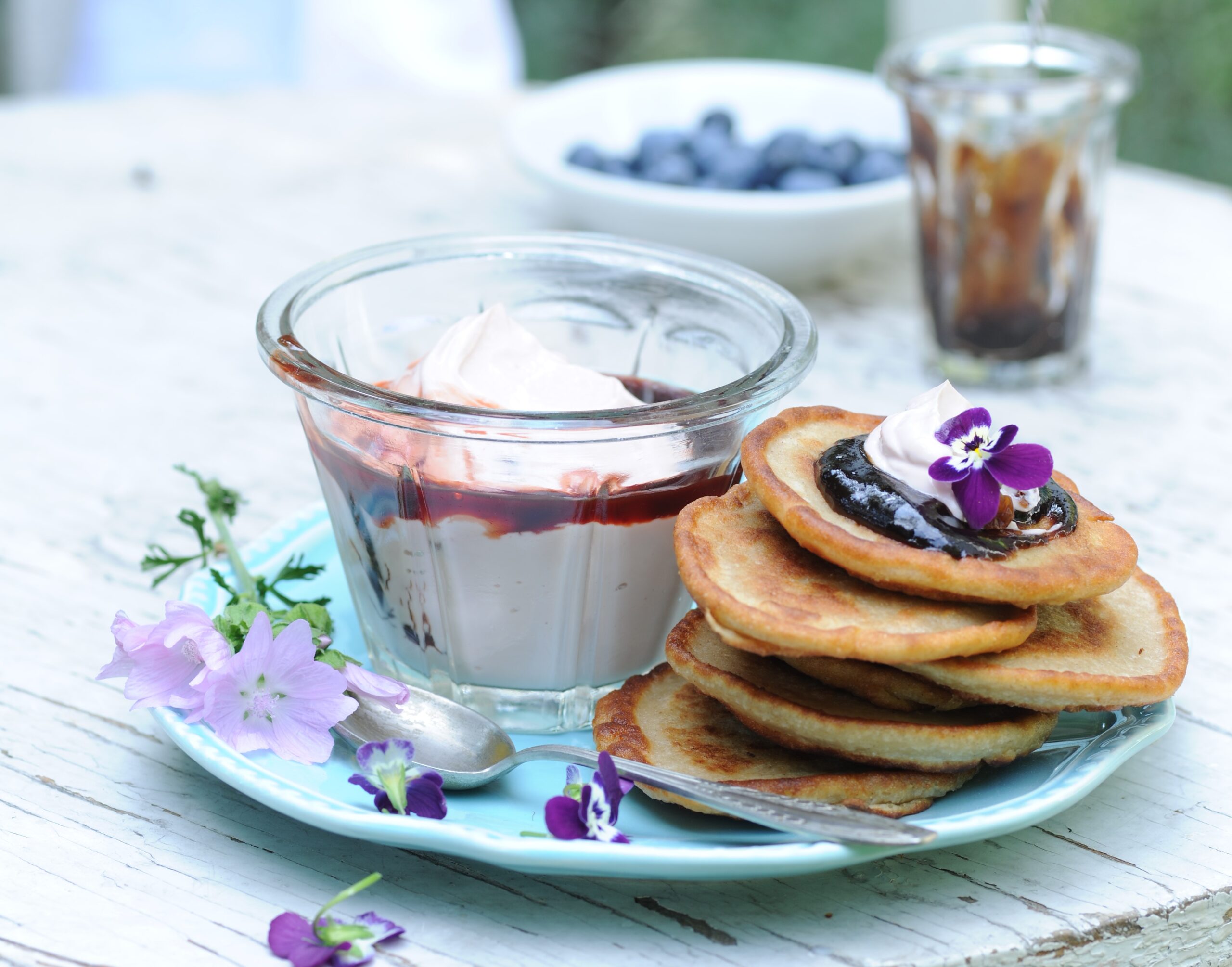 recept na ječné lívance